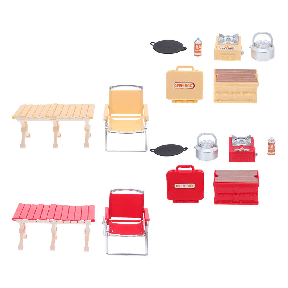 Camping Cooking Kids - 2 Set di Sedie Pieghevoli in