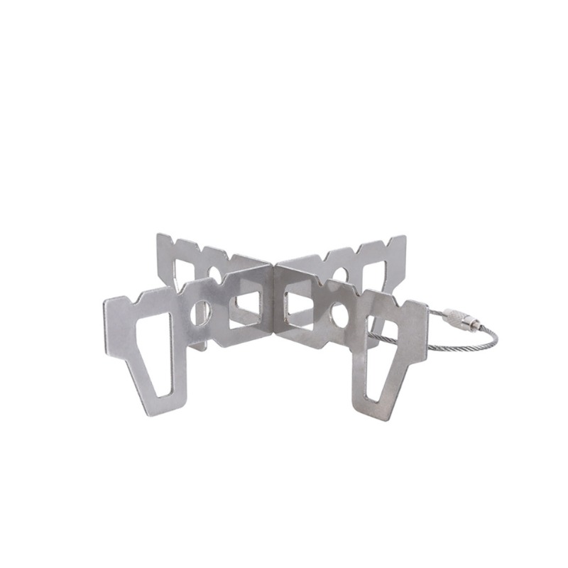 Camping Cooking Alcohol - 1 Paio di Supporti a Croce
