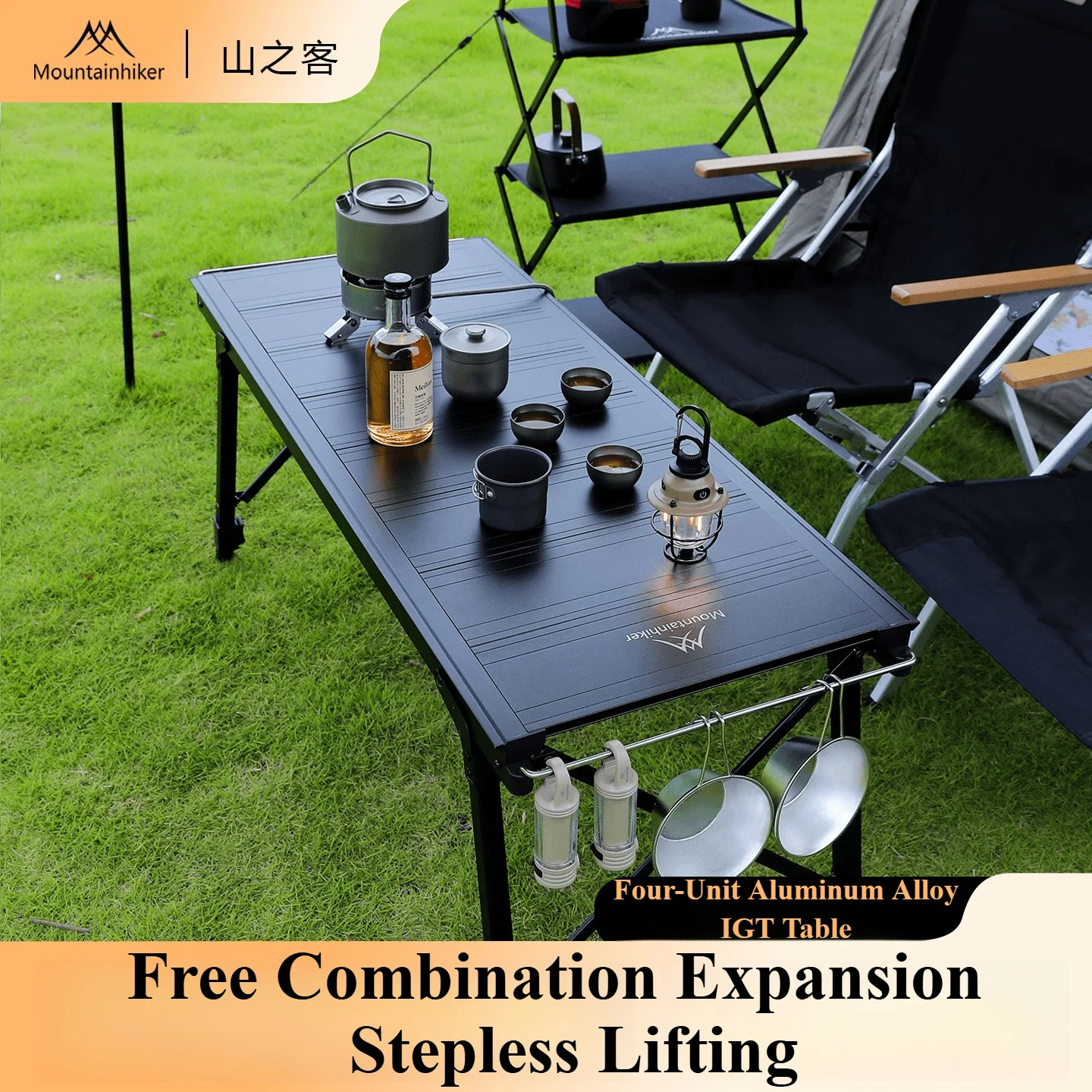 Camping Cooking Equipment - Mountainhiker campeggio pieghevole ascensore rimovibile multi