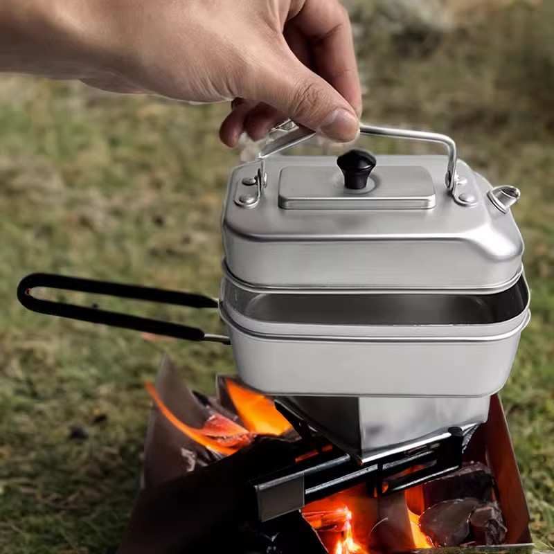 Camping Cooking Accessories Set - Ultraleggero portatile Picnic campeggio bollitore turistico