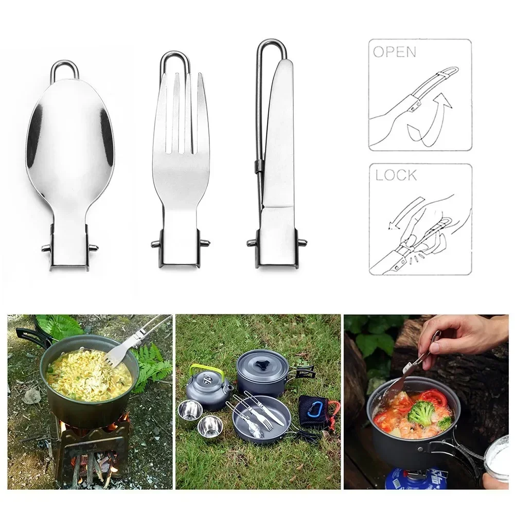 Camping Cooking Knife Set - 1 set da campeggio all'aperto set