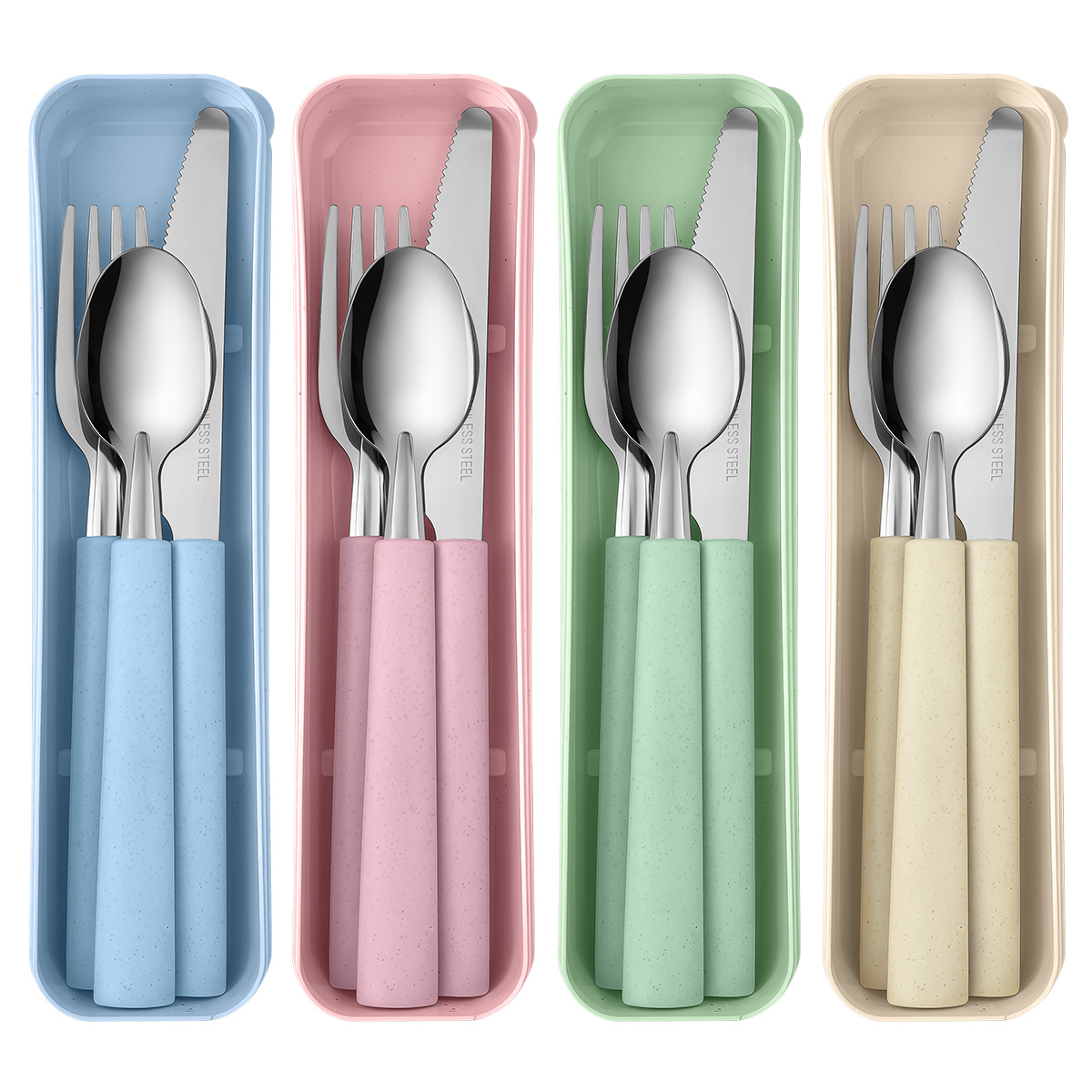 Camping Cooking Knife Set - 1 set di posate portatili in
