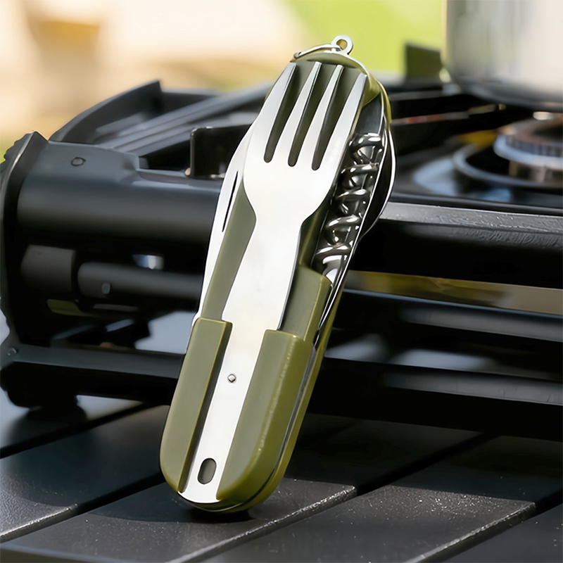 Camping Cooking Knife Set - Nuovo set di posate da campeggio