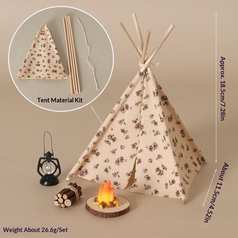 Camping Cooking Accessories Set - Set 1/12 per Casa delle Bambole: