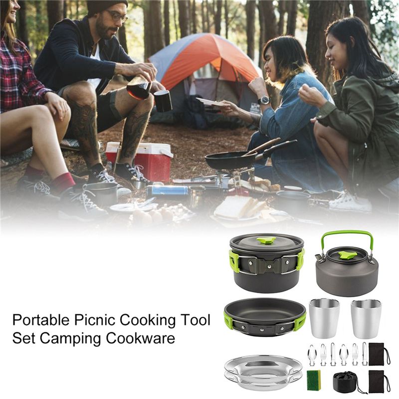 【ACQUISER】 Pentole da campeggi - Camping Cooking Accessories Set recensione e prezzo