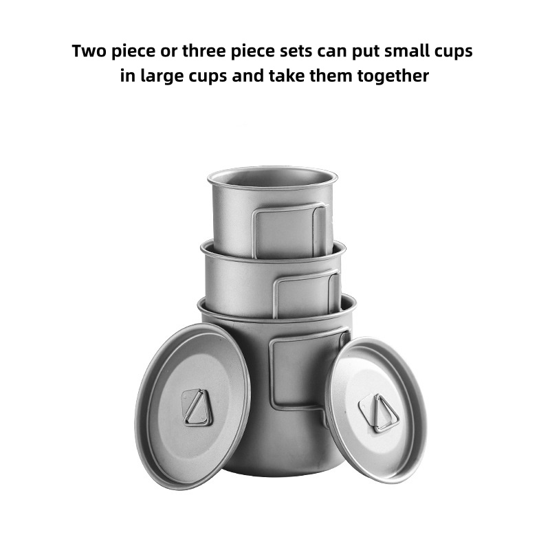 Tazza da campeggio in titanio  - Camping Outdoor Cooking Equipment recensione e prezzo