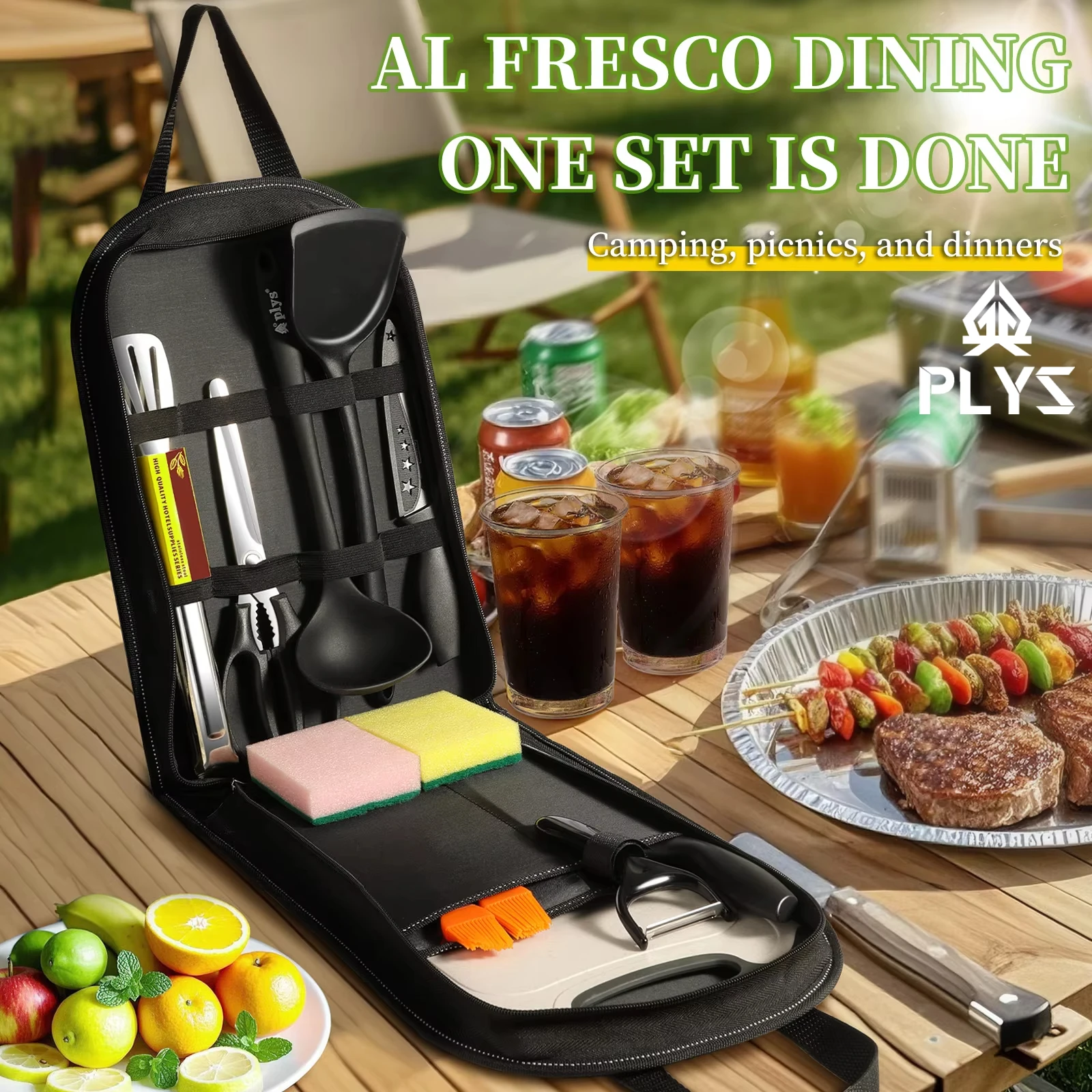 Utensili da esterno portatili  - Quechua Camping Cooking Set recensione e prezzo