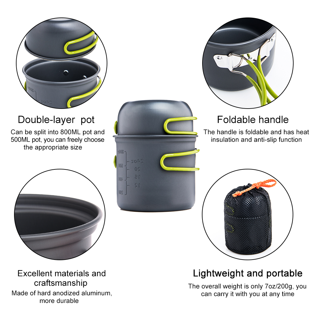 Widesea Utensili da cucina da  - Quechua Camping Cooking Set recensione e prezzo