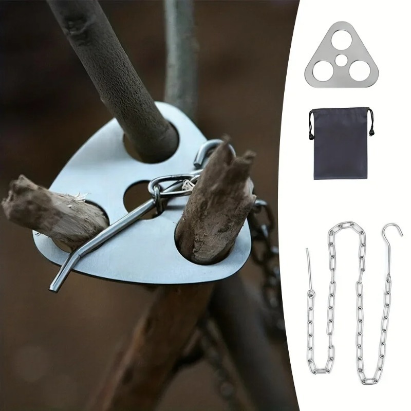 Supporto per Pentola da Campeg - Camping Cooking Tripod recensione e prezzo