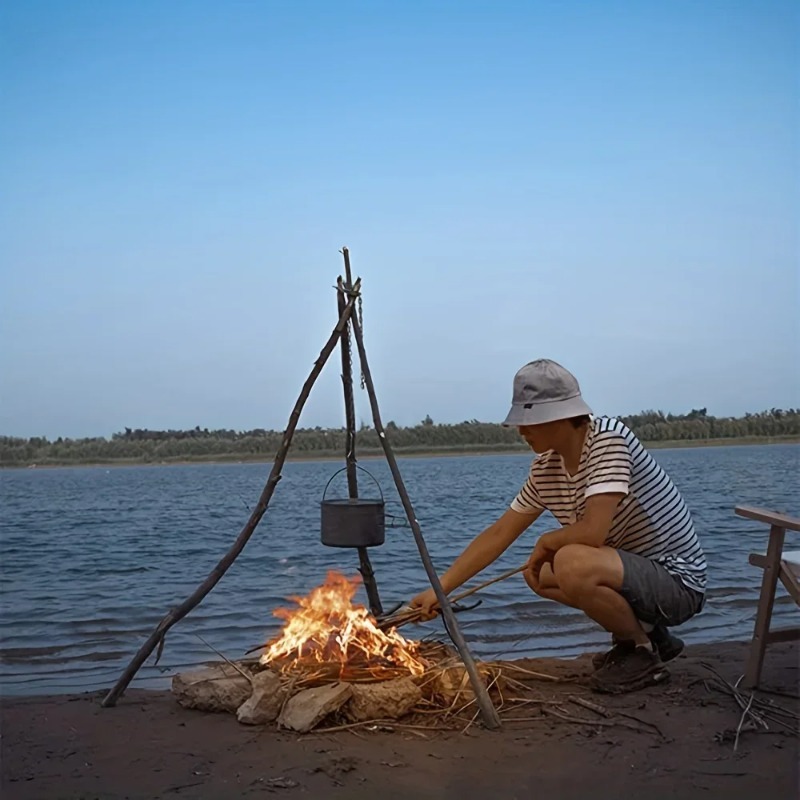 Supporto per Pentola da Campeg - Camping Cooking Tripod recensione e prezzo