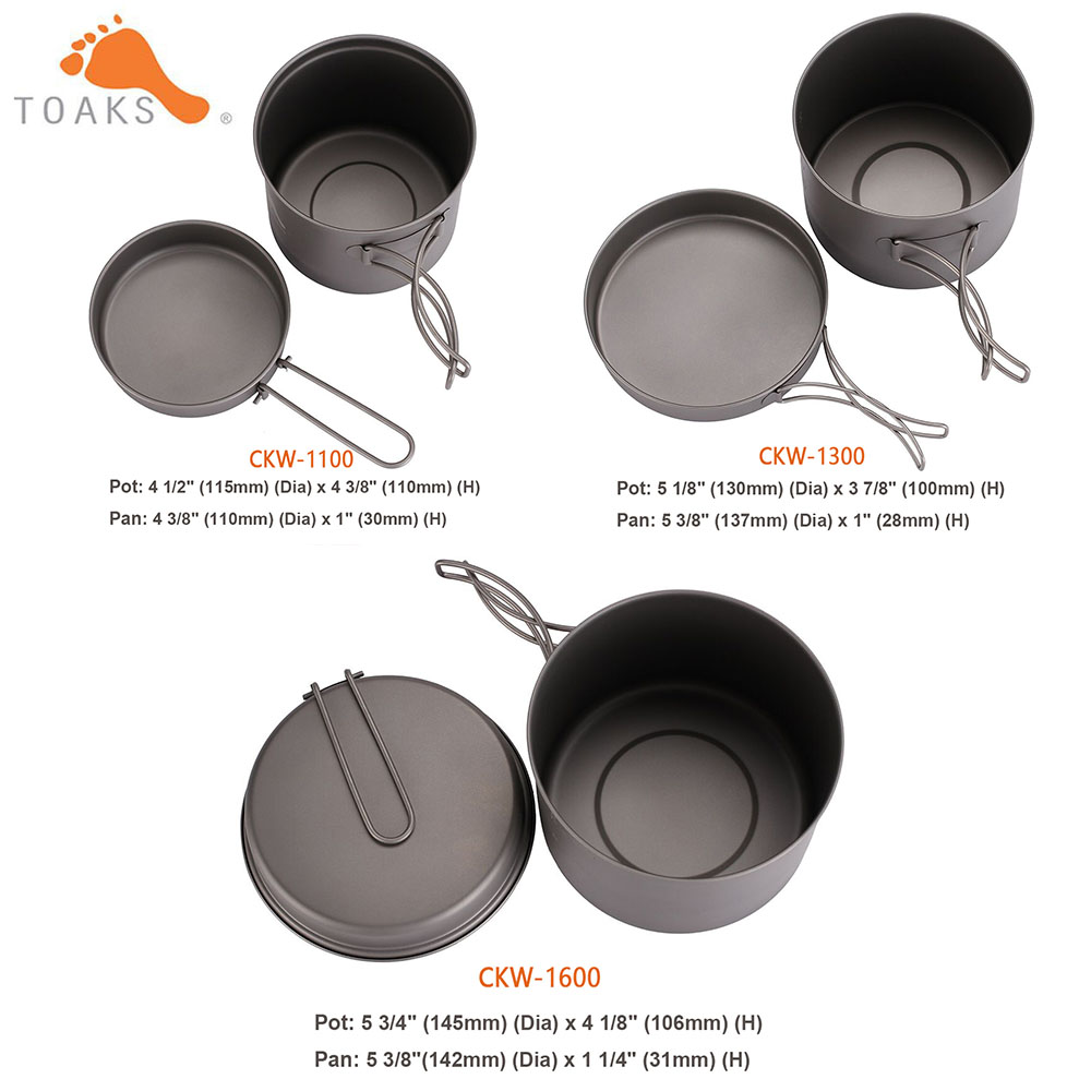 TOAKS Pentolame e Utensili per - Camping Outdoor Cooking Equipment recensione e prezzo