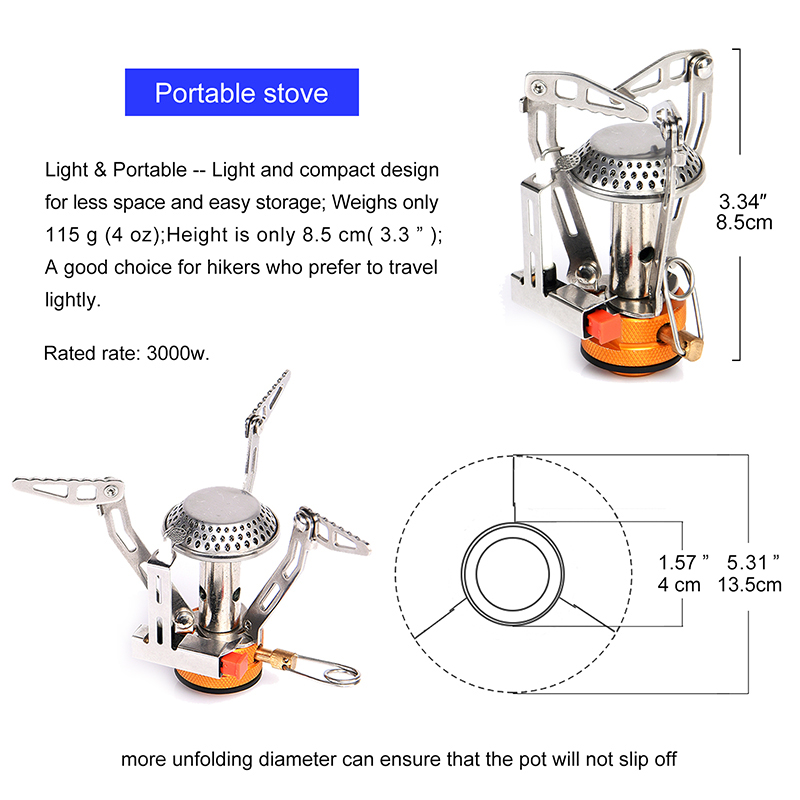 Stufa a gas monopezzo Widesea  - Camping Cooking Plate recensione e prezzo