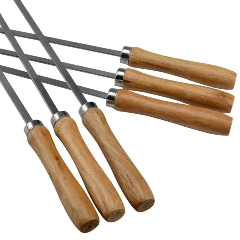 Set di 6 Spiedini Piatti in Ac - Camping Cooking Candle recensione e prezzo