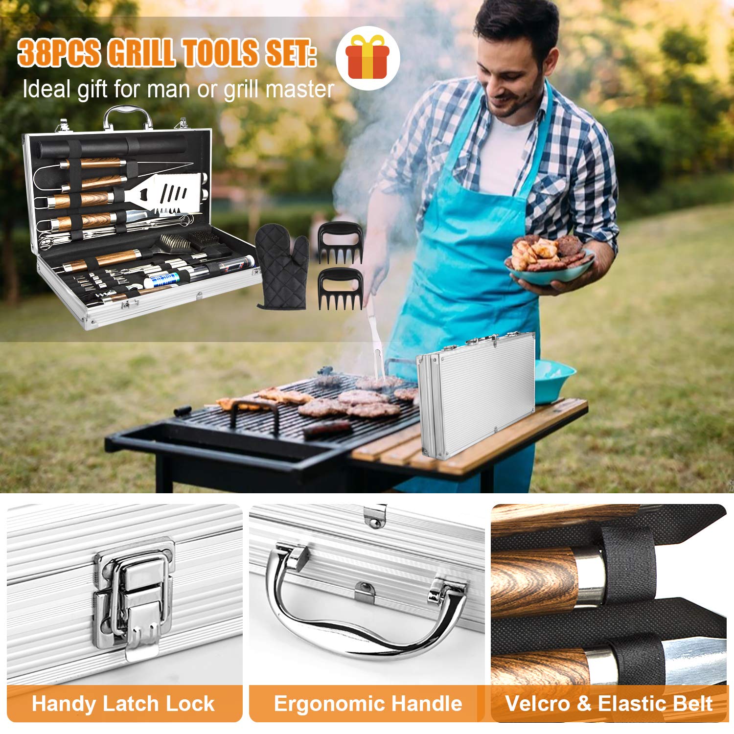 Set di accessori per griglia p - Camping Cooking Accessories Set recensione e prezzo