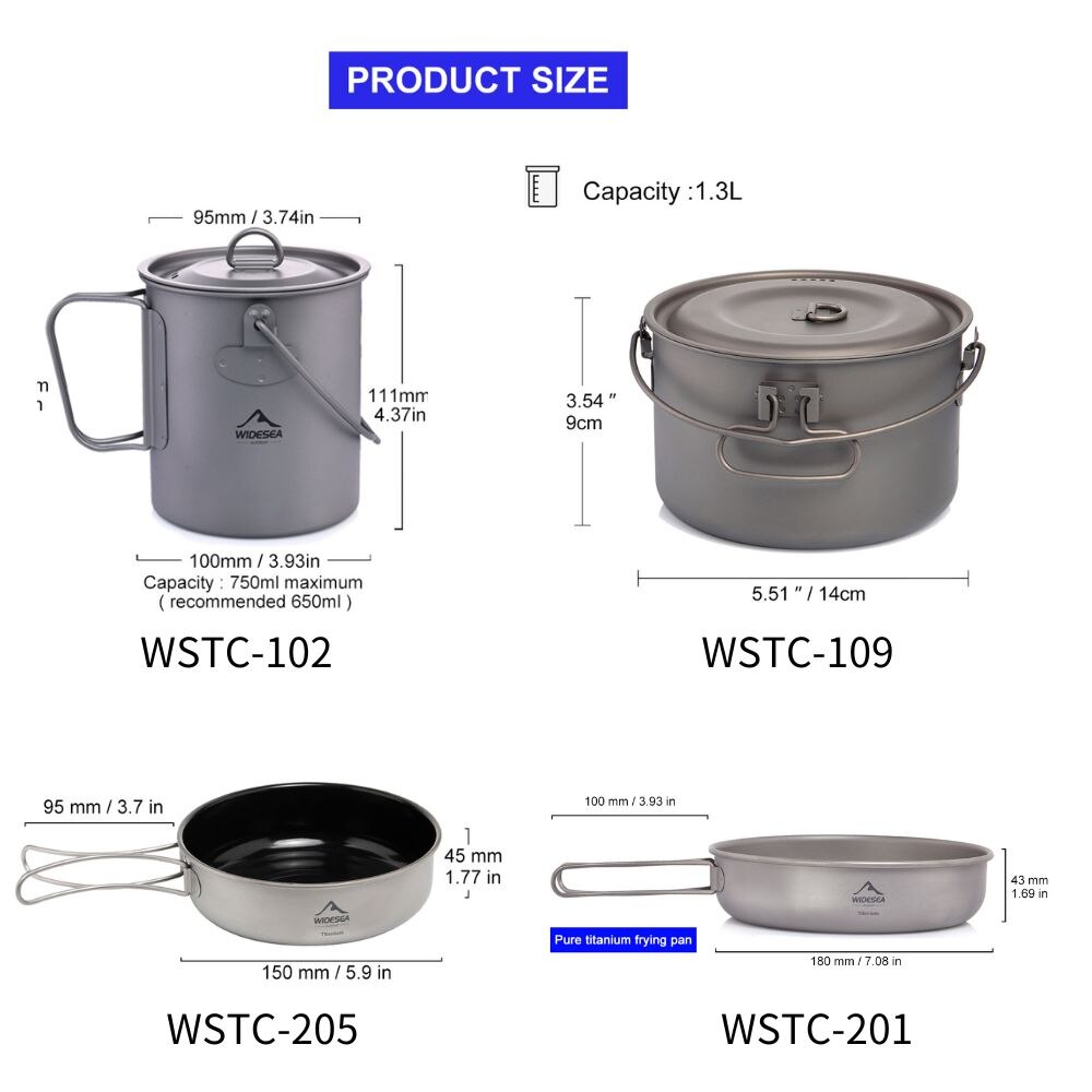 Widesea Stoviglie da campeggio - Camping Cooking Accessories Set recensione e prezzo