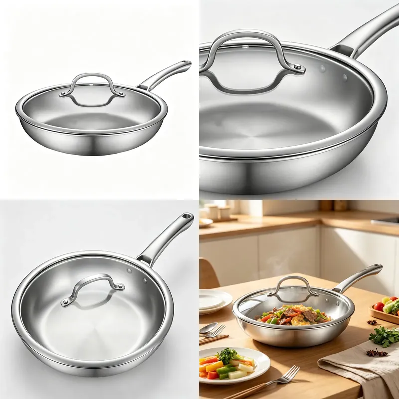 Padella a Tre Strati in Acciai - Quality Camping Cooking Set recensione e prezzo