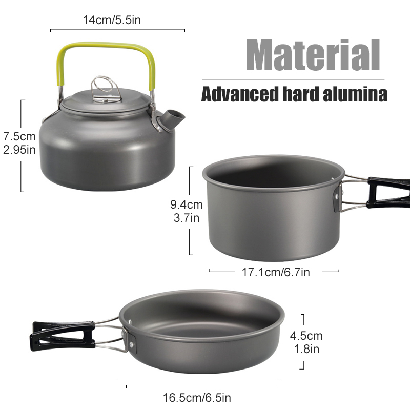 WESTTUNE Kit di pentole da cam - Camping Cooking Equipment recensione e prezzo