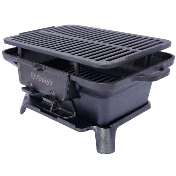 Griglia a Carbone Portatile da - Skillet Cast Iron Camp recensione e prezzo