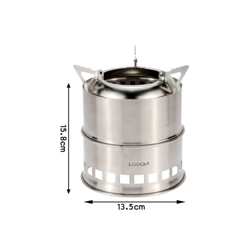 Lixada stufa a legna in acciai - Camping Cooking Alcohol recensione e prezzo