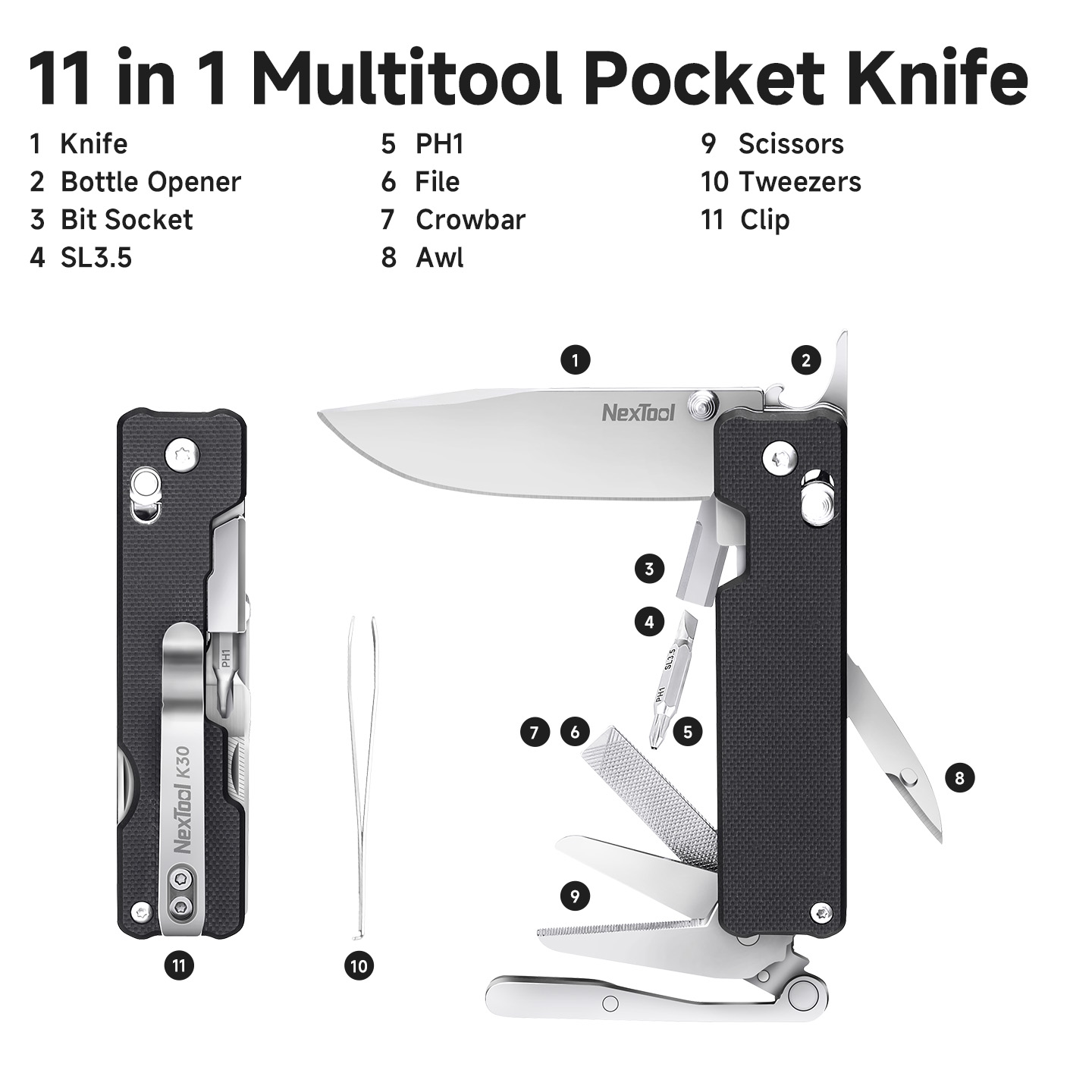 Nextool Knight K30 Coltello Mu - Camping Cooking Knife Set recensione e prezzo