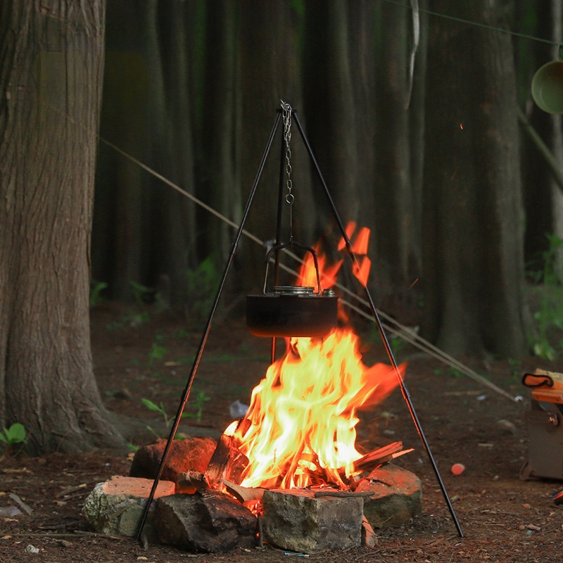 Treppiede Portatile per Cucina - Camping Cooking Tripod recensione e prezzo