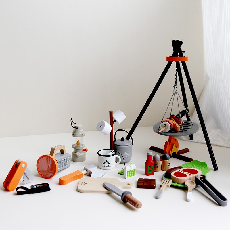 Set da campeggio in legno per  - Camping Cooking Kids recensione e prezzo