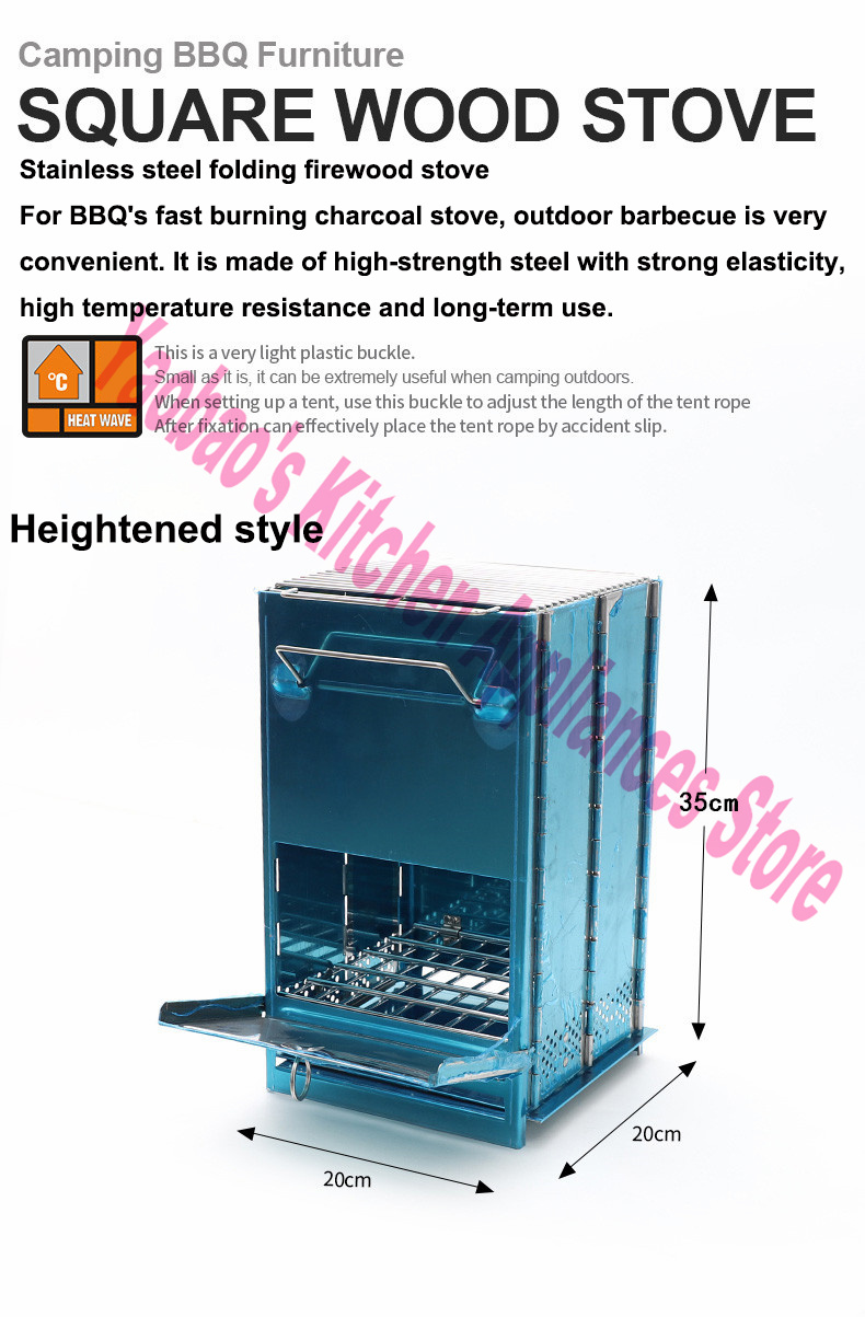 Stufa a Legna per Campeggio, A - Camping Cooking Equipment recensione e prezzo