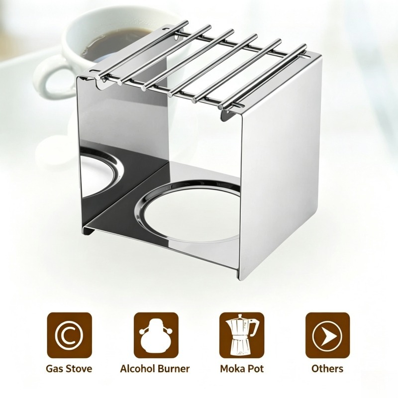 Supporto Quadrato in Acciaio I - Camping Cooking Equipment recensione e prezzo