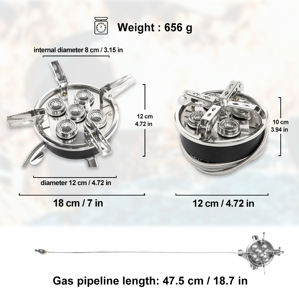 Widesea Camping 5in1 Fornello  - Camping Cooking Plate recensione e prezzo