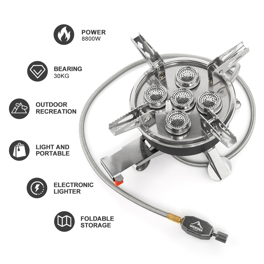 Widesea Camping 5in1 Fornello  - Camping Cooking Plate recensione e prezzo