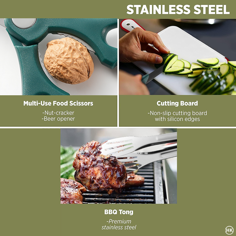 Set da cucina da campeggio 13  - Camping Cooking Accessories Set recensione e prezzo