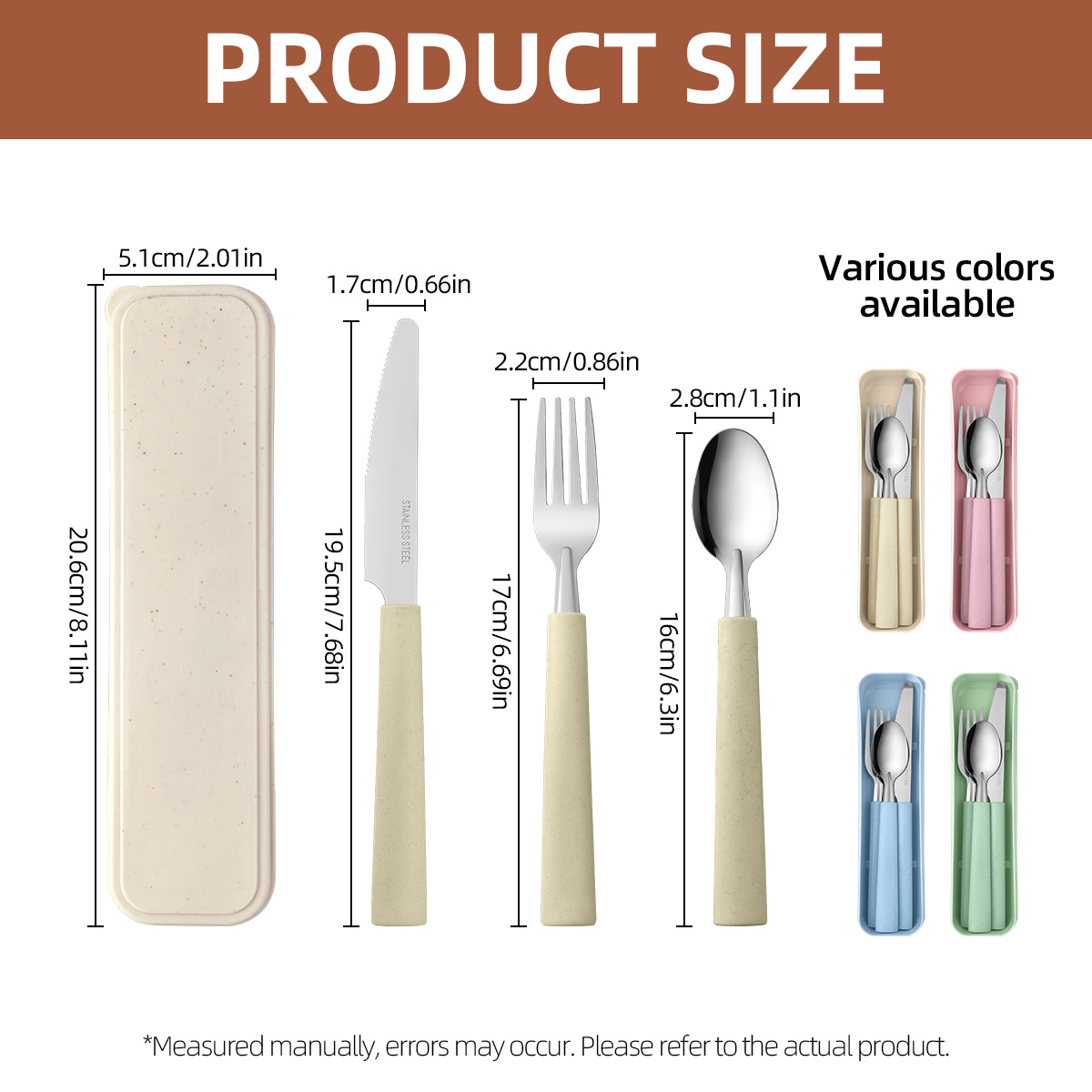 1 set di posate portatili in a - Camping Cooking Knife Set recensione e prezzo