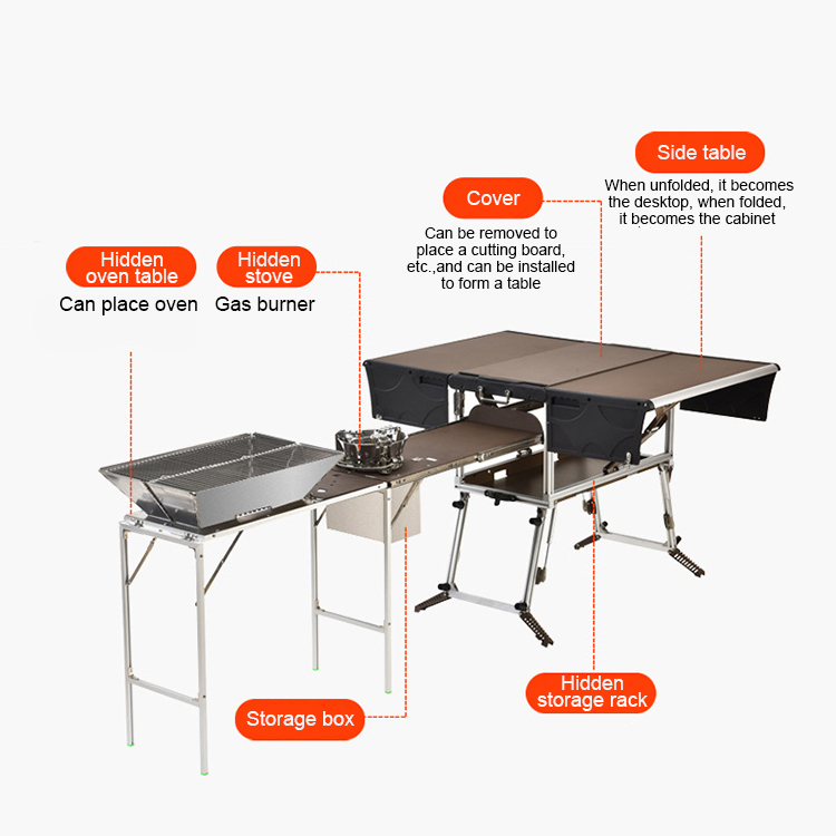 Set da cucina pieghevole di al - Quality Camping Cooking Set recensione e prezzo