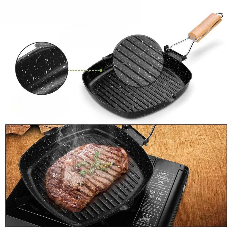 Padella Quadrata per Grigliare - Skillet Cast Iron Camp recensione e prezzo