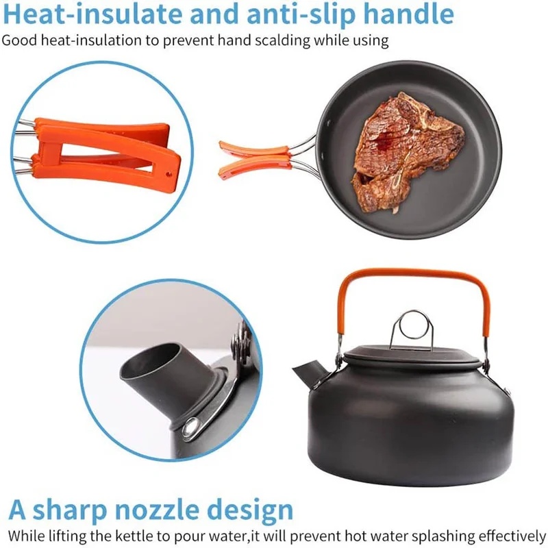 Set di Pentole da Campeggio An - Camping Cooking Candle recensione e prezzo