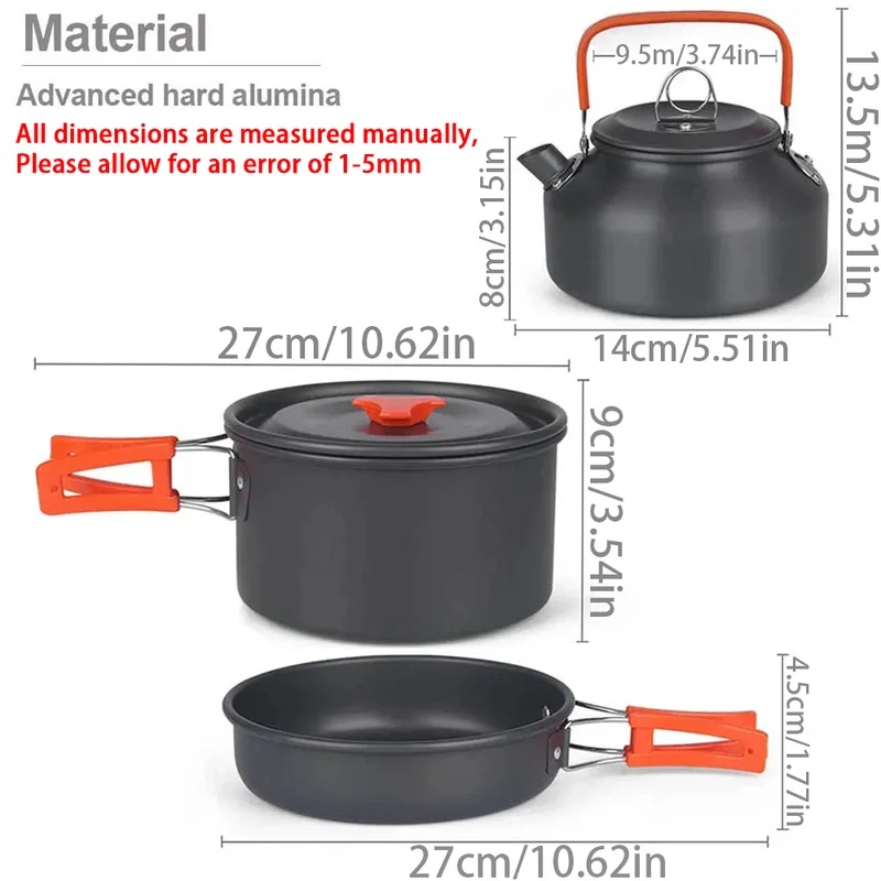Set di Pentole da Campeggio An - Camping Cooking Candle recensione e prezzo