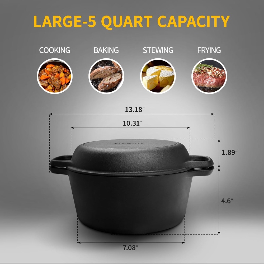 Scelta Top: Forno Olandese in  - Skillet Cast Iron Camp recensione e prezzo