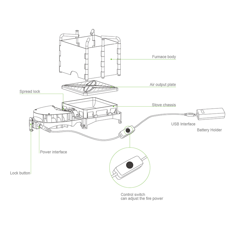 BRS 6000W Stufa a legna per es - Charcoal Chimney Starter recensione e prezzo