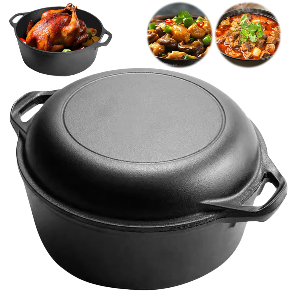 Forno olandese in ghisa 2 in 1 - Skillet Cast Iron Camp recensione e prezzo