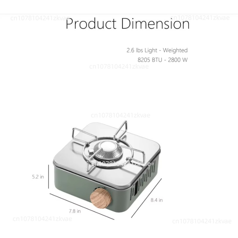 Fornello da campeggio butano c - Camping Cooking Gas Stove Portable Tool recensione e prezzo