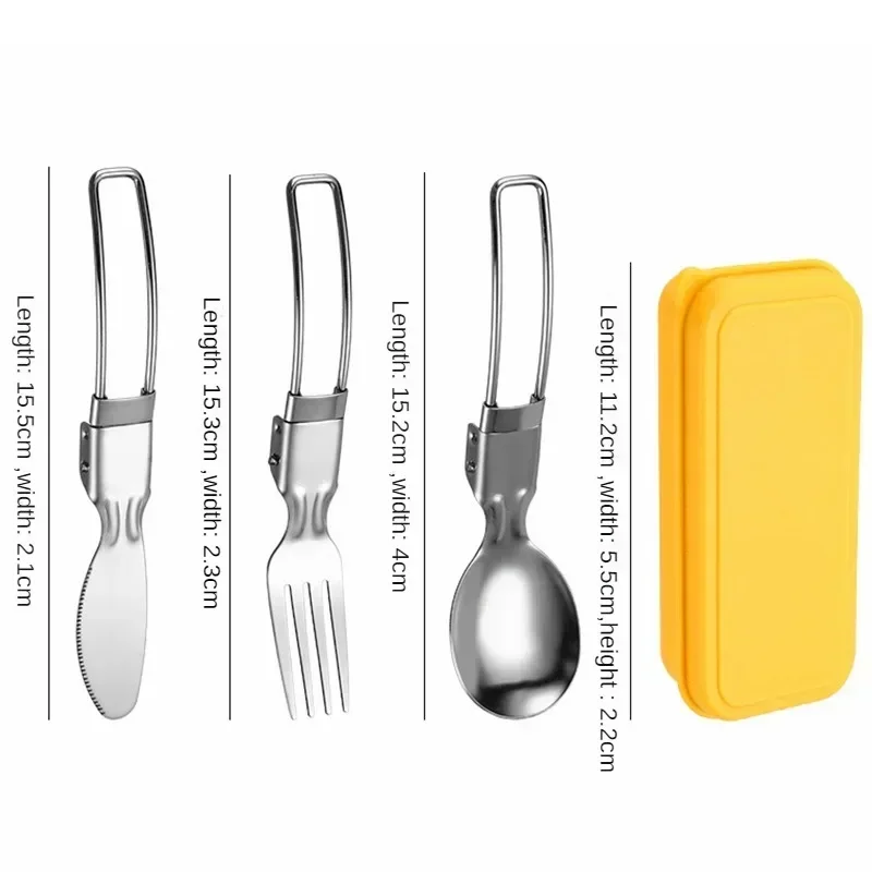 Set di posate portatile in acc - Camping Cooking Knife Set recensione e prezzo